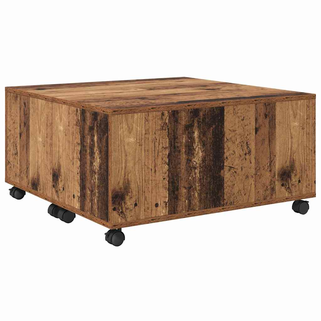 Table basse Bois ancien 75 x 75 x 38 cm Bois d'ingénierie - XIOS