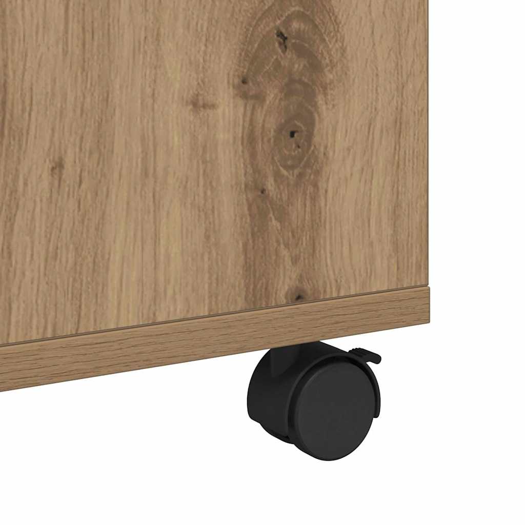 Table basse chêne artisanal 75 x 75 x 38 cm Bois d'ingénierie - XIOS