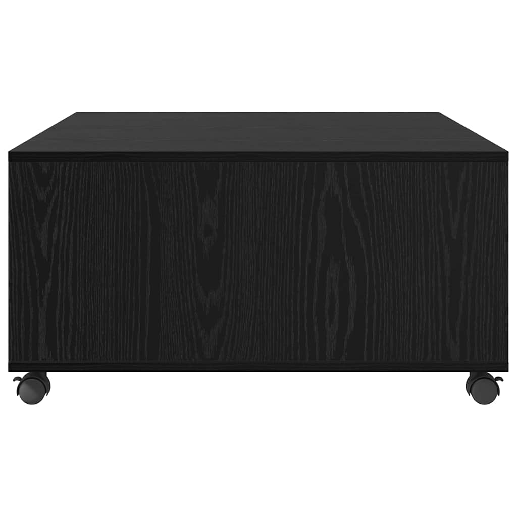 Table basse Chêne noir 75 x 75 x 38 cm Bois d'ingénierie - XIOS