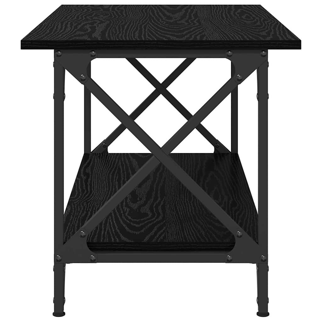 Table basse Chêne noir 80 x 45 x 45.5 cm Bois d'ingénierie - XIOS