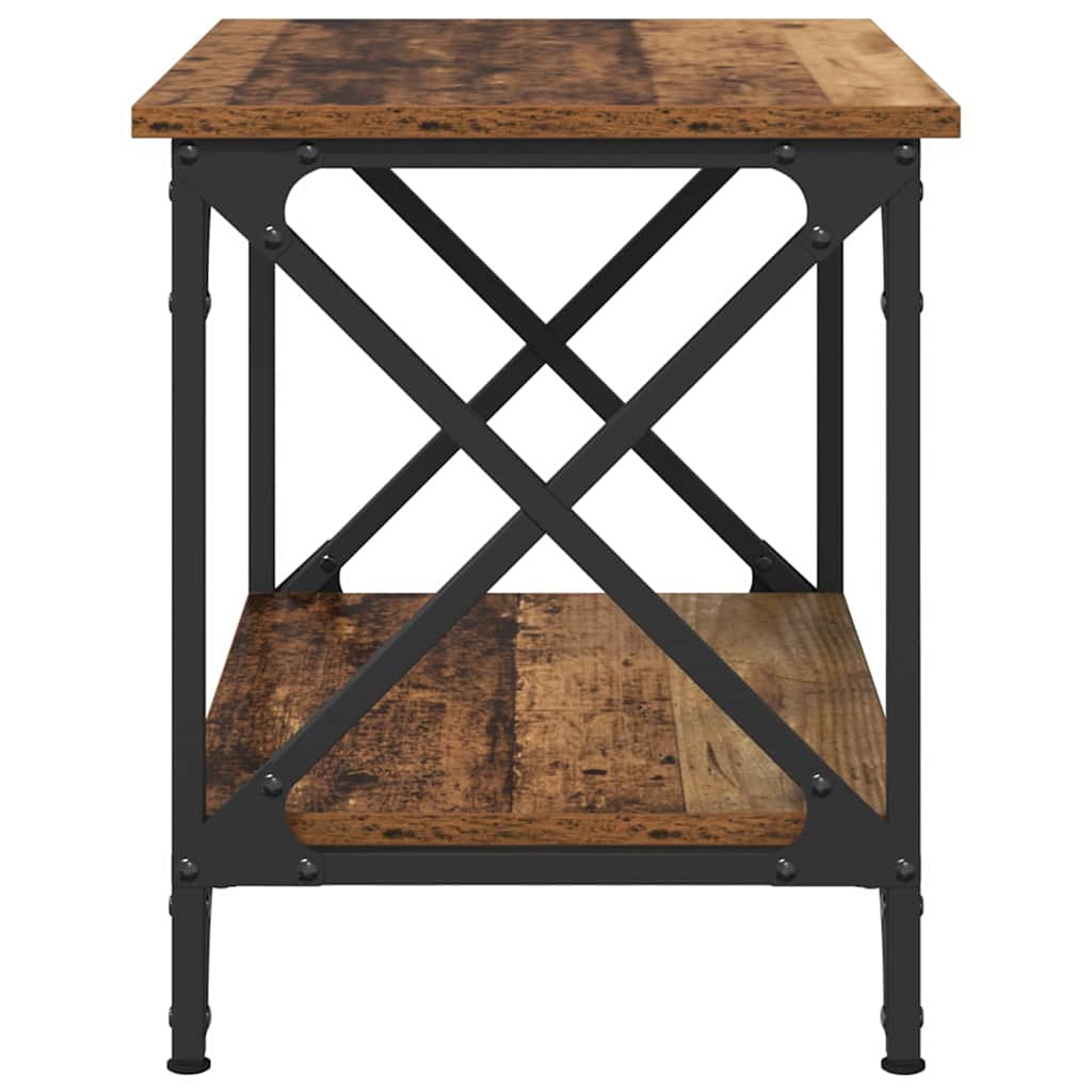 Table d'appoint Vieux bois 55 x 38 x 45 cm Bois d'ingénierie - XIOS