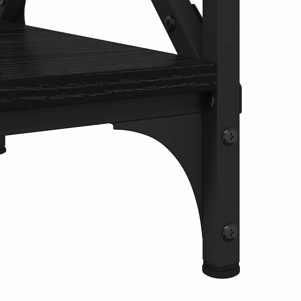 Table d'appoint Chêne noir 55 x 38 x 45 cm Bois d'ingénierie - XIOS