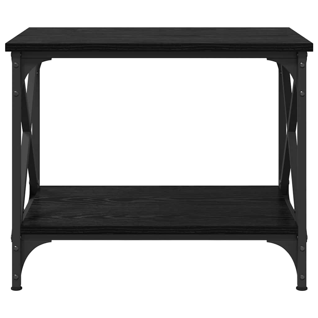 Table d'appoint Chêne noir 55 x 38 x 45 cm Bois d'ingénierie - XIOS