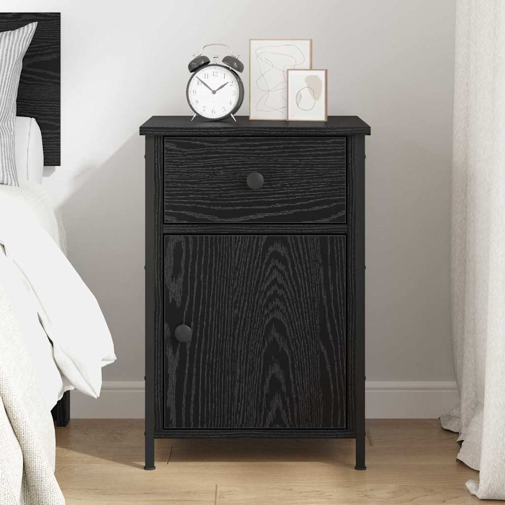 Cabinet de chevet Chêne noir 40 x 42 x 60 cm Bois d'ingénierie - XIOS