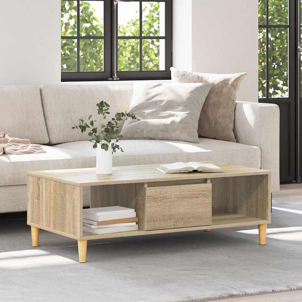 Table basse Chêne sonoma 103,5 x 60 x 35 cm Bois d'ingénierie - XIOS