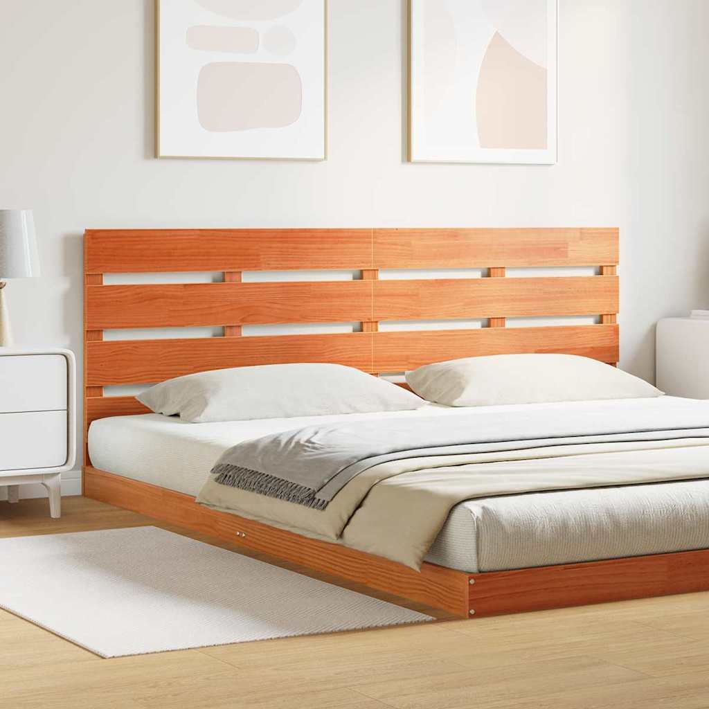 Tête de Lit Marron cire 200.5 x 3 x 80 cm Bois massif en pin - XIOS