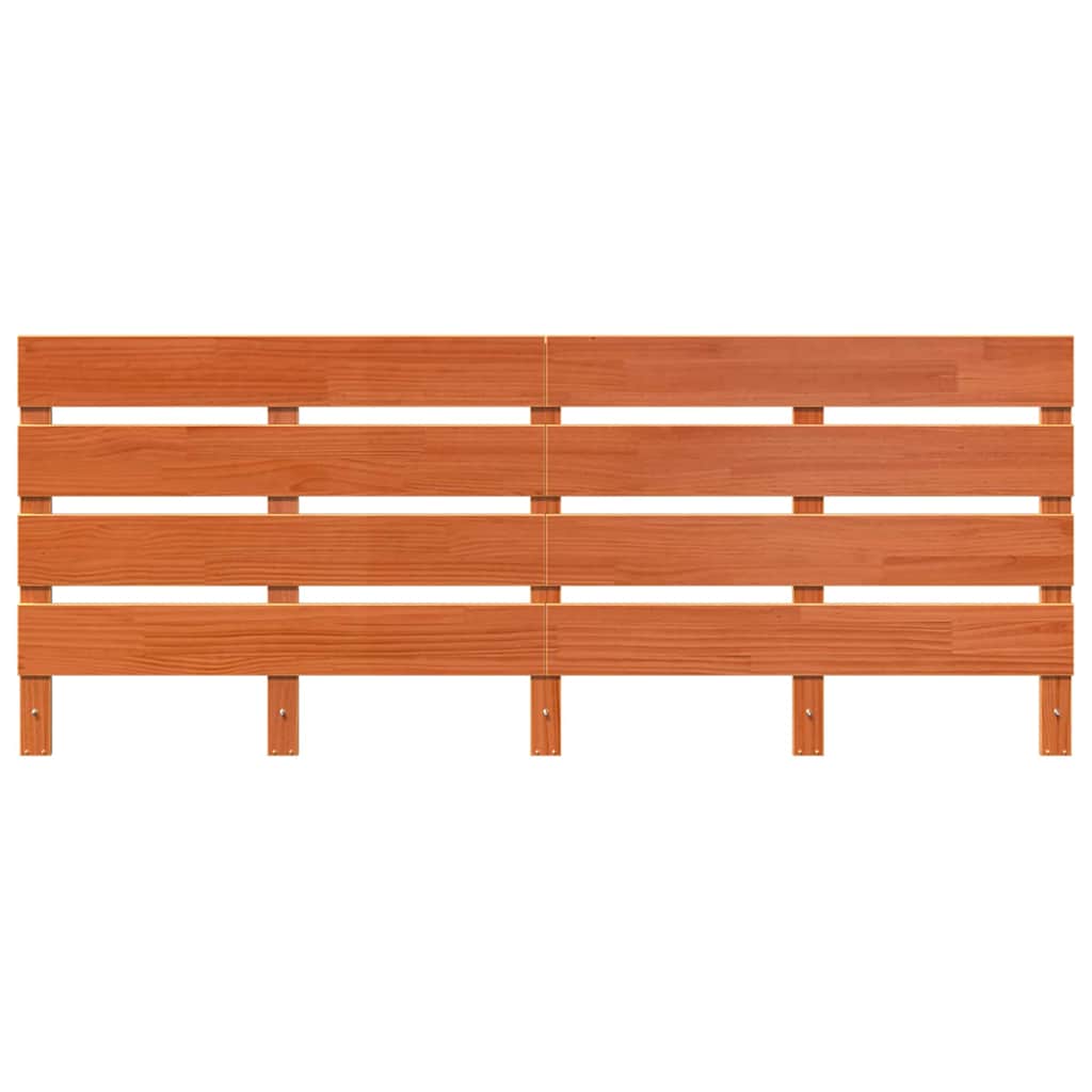 Tête de Lit Marron cire 200.5 x 3 x 80 cm Bois massif en pin - XIOS