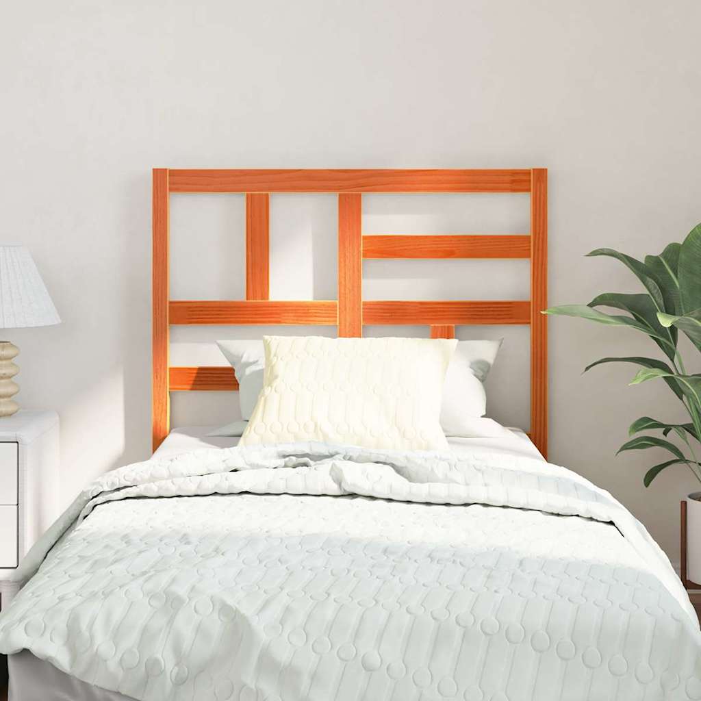 Tête de lit Marron cire 105.5 x 4 x 104 cm Bois massif en pin - XIOS