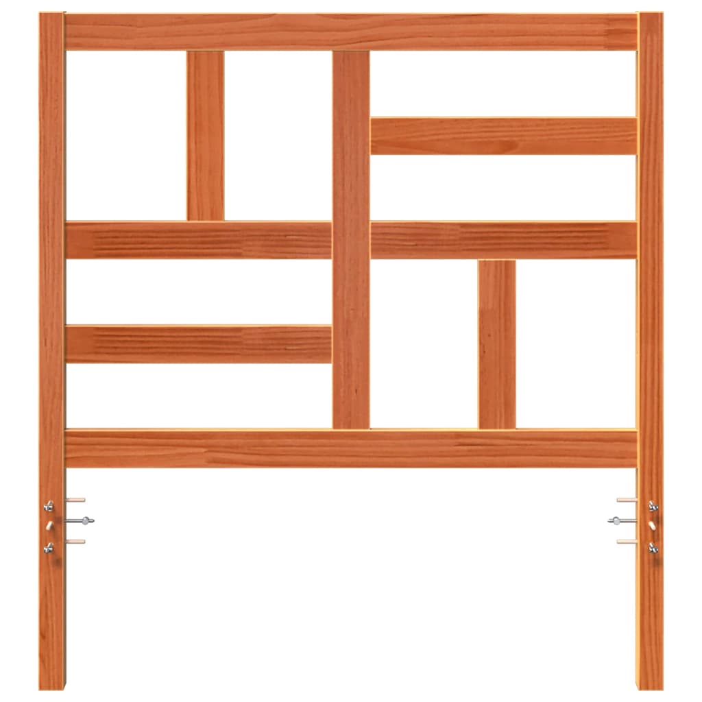 Tête de lit Marron cire 105.5 x 4 x 104 cm Bois massif en pin - XIOS