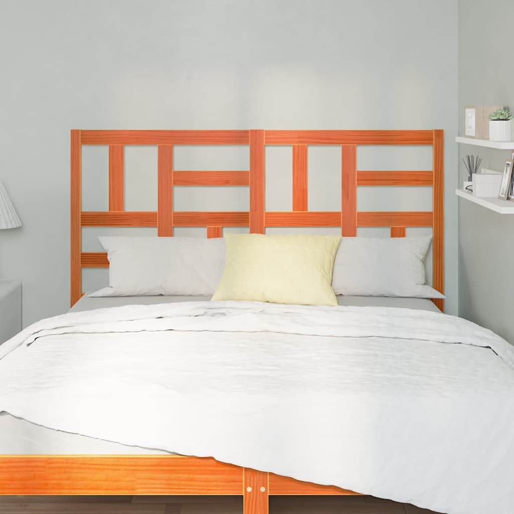 Tête de lit Marron cire 145.5 x 4 x 104 cm Bois massif en pin - XIOS
