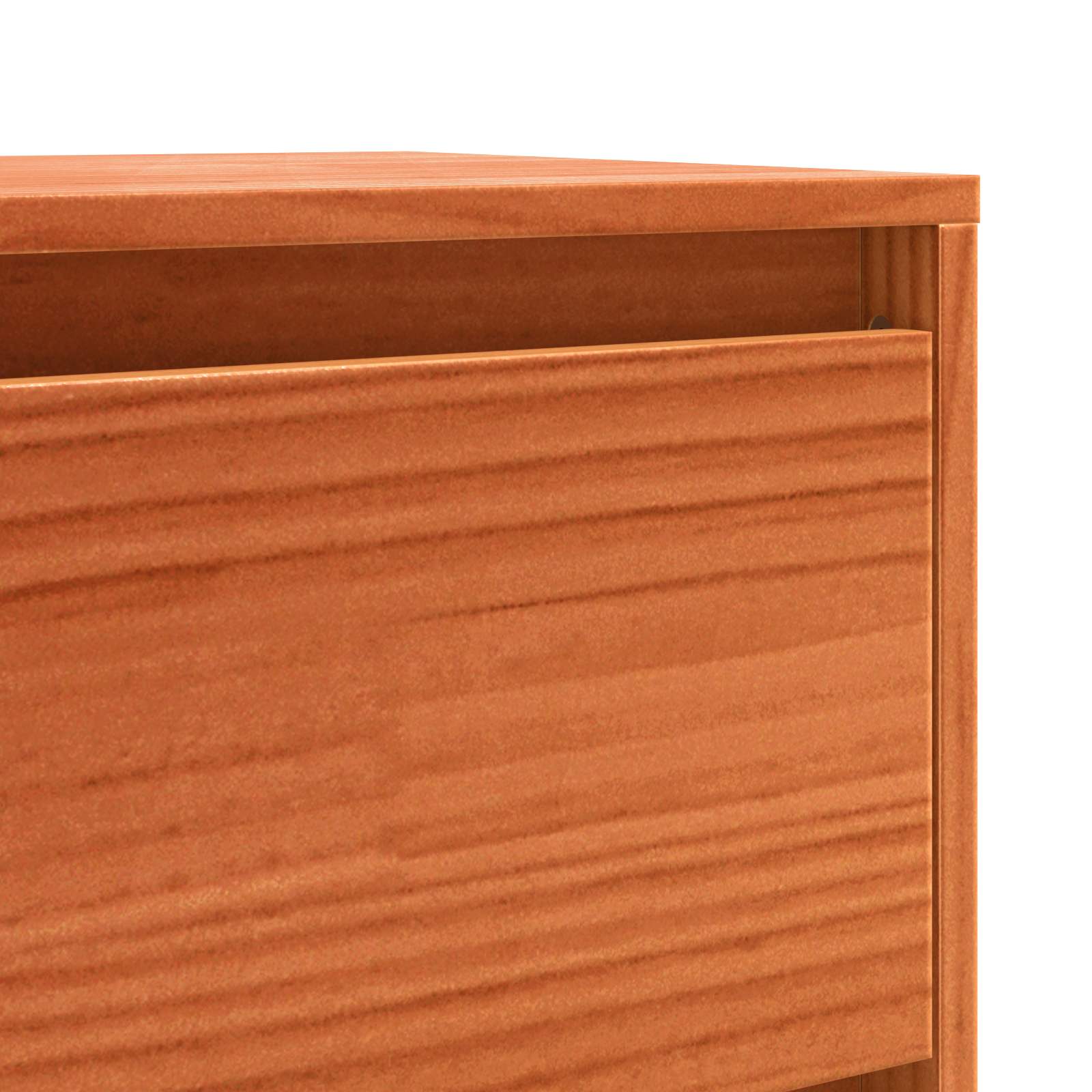 Buffet avec tiroir Chêne brun 111 x 34 x 75 cm Pin massif - XIOS