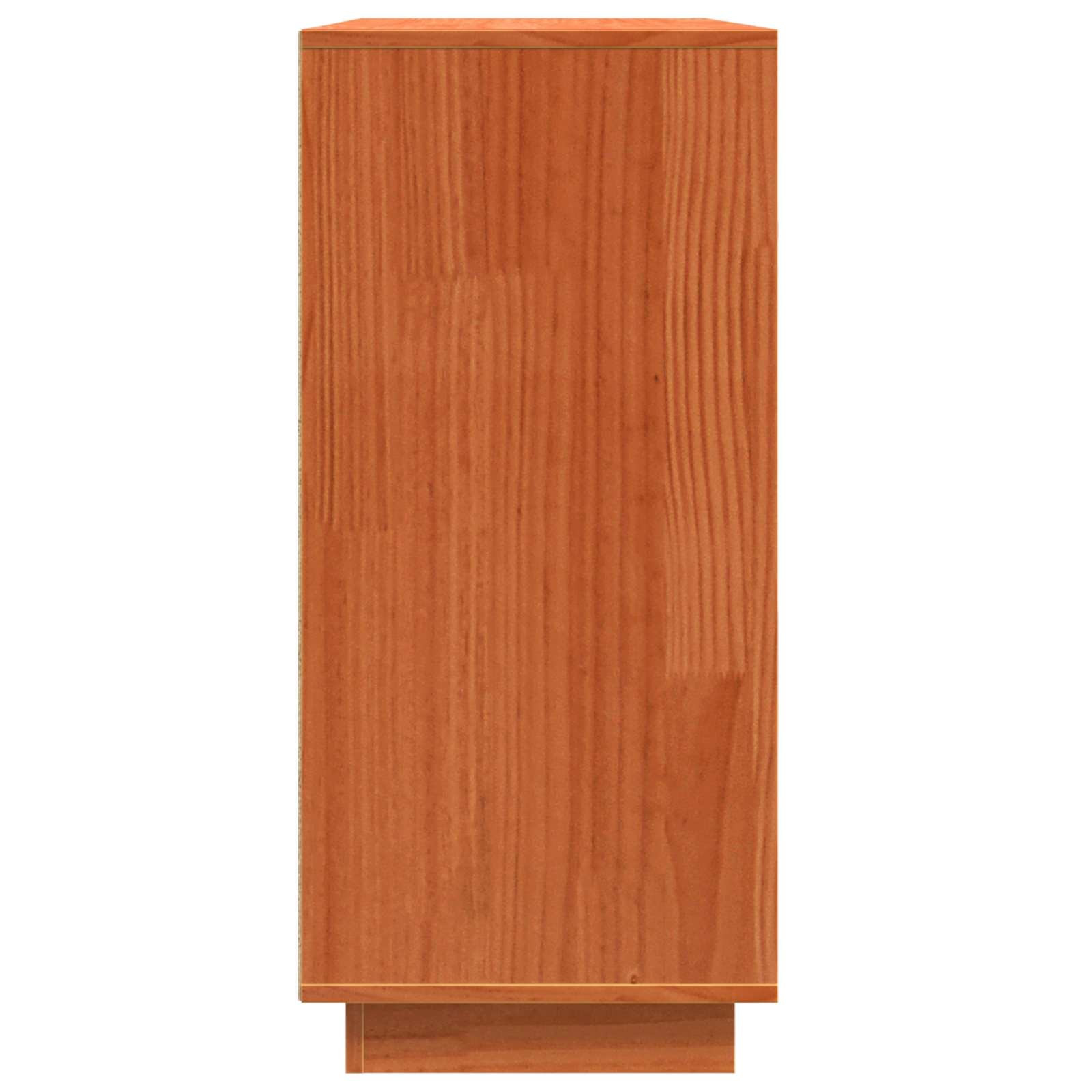 Buffet avec tiroir Chêne brun 111 x 34 x 75 cm Pin massif - XIOS