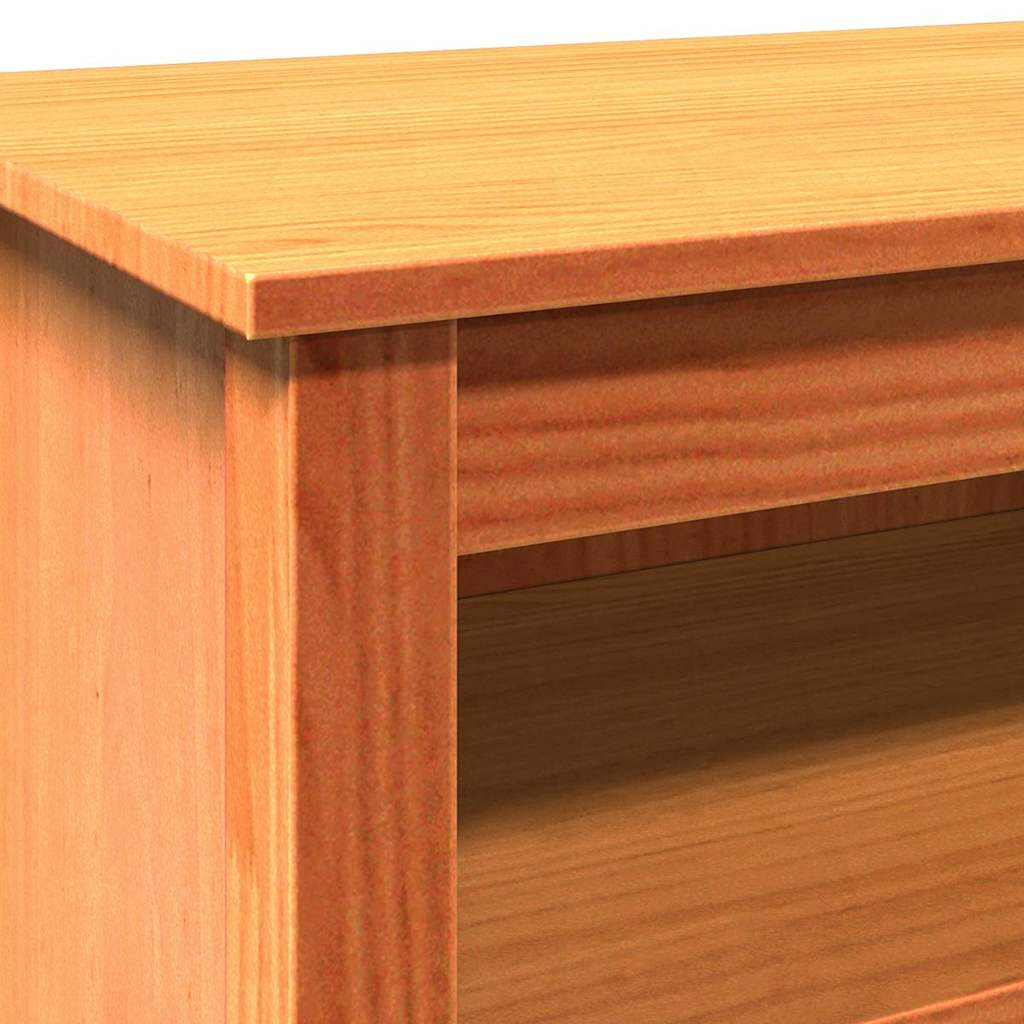 Banc à chaussures avec étagère Marron cire 110 x 38 x 45.5 cm - XIOS