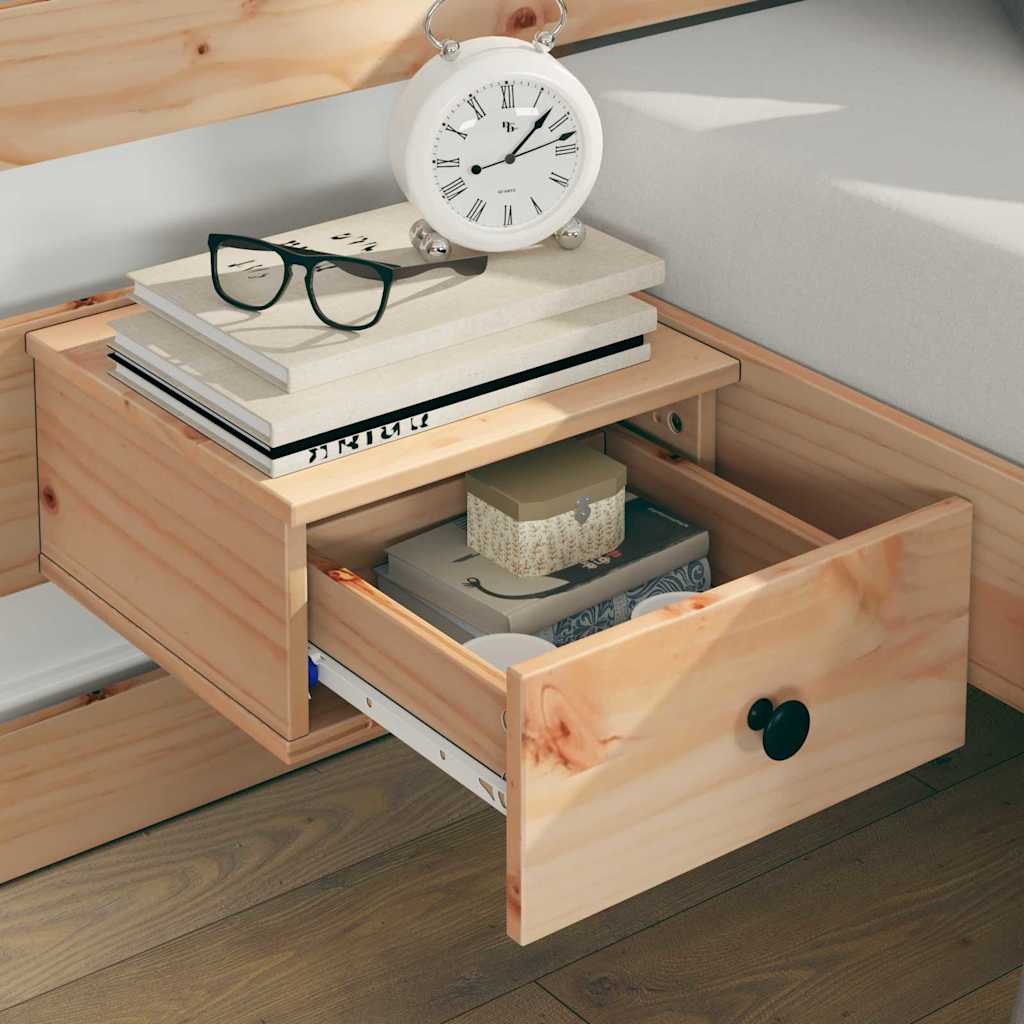 Cadre de lit avec tête de lit Marron 180 x 200 cm Pin massif - XIOS