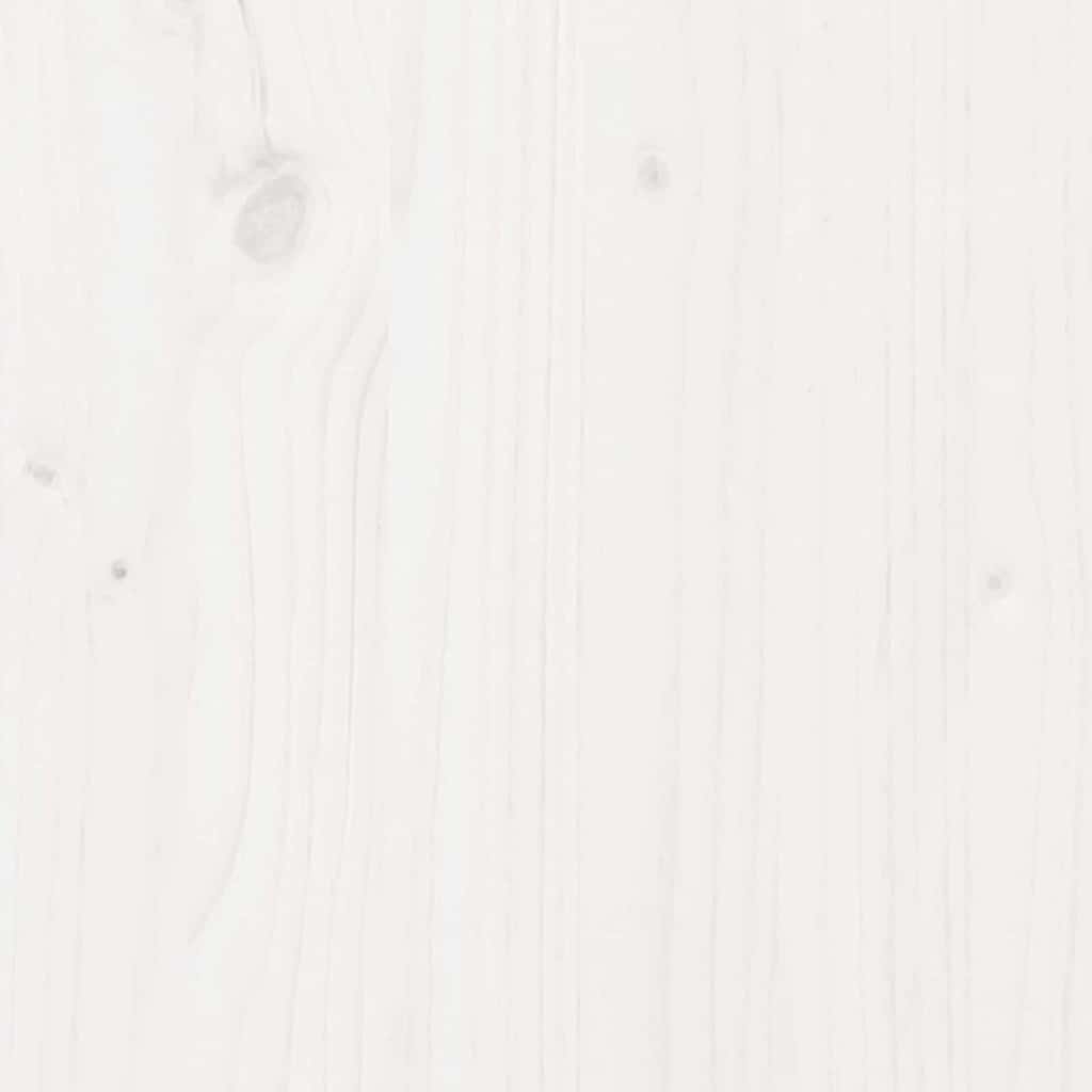 Cadre de lit avec stockage Blanc 80 x 200 cm bois