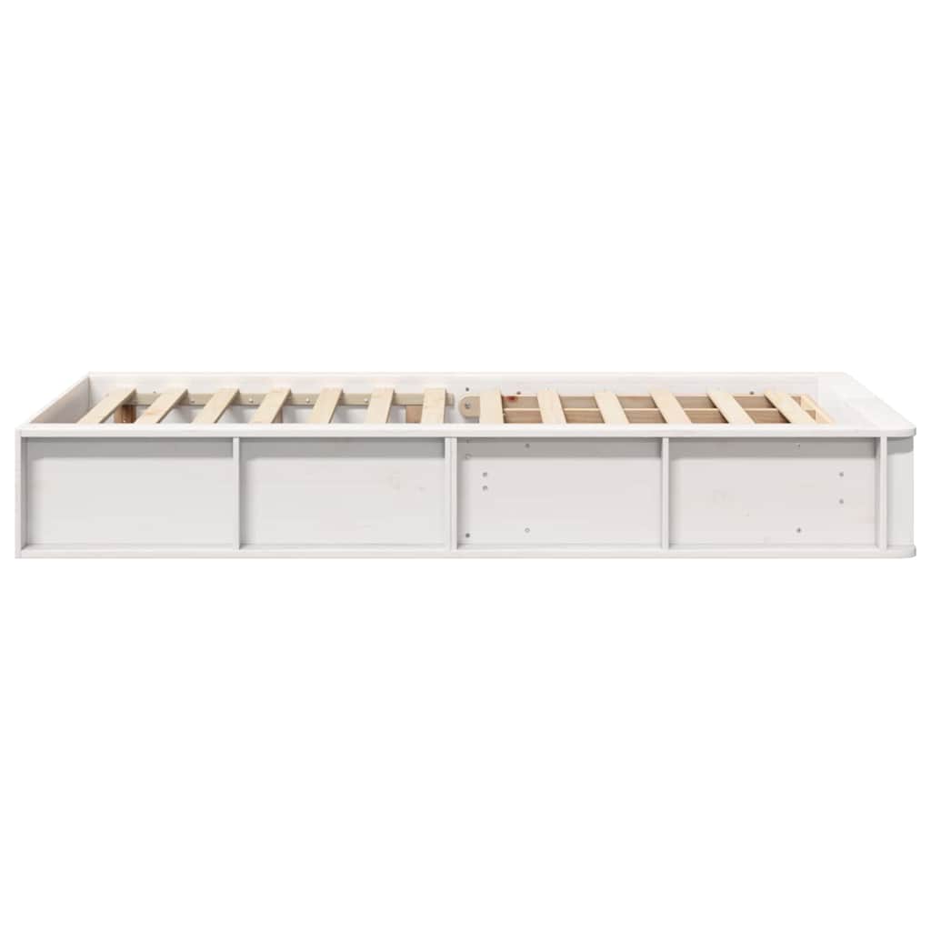 Cadre de lit avec stockage Blanc 80 x 200 cm bois