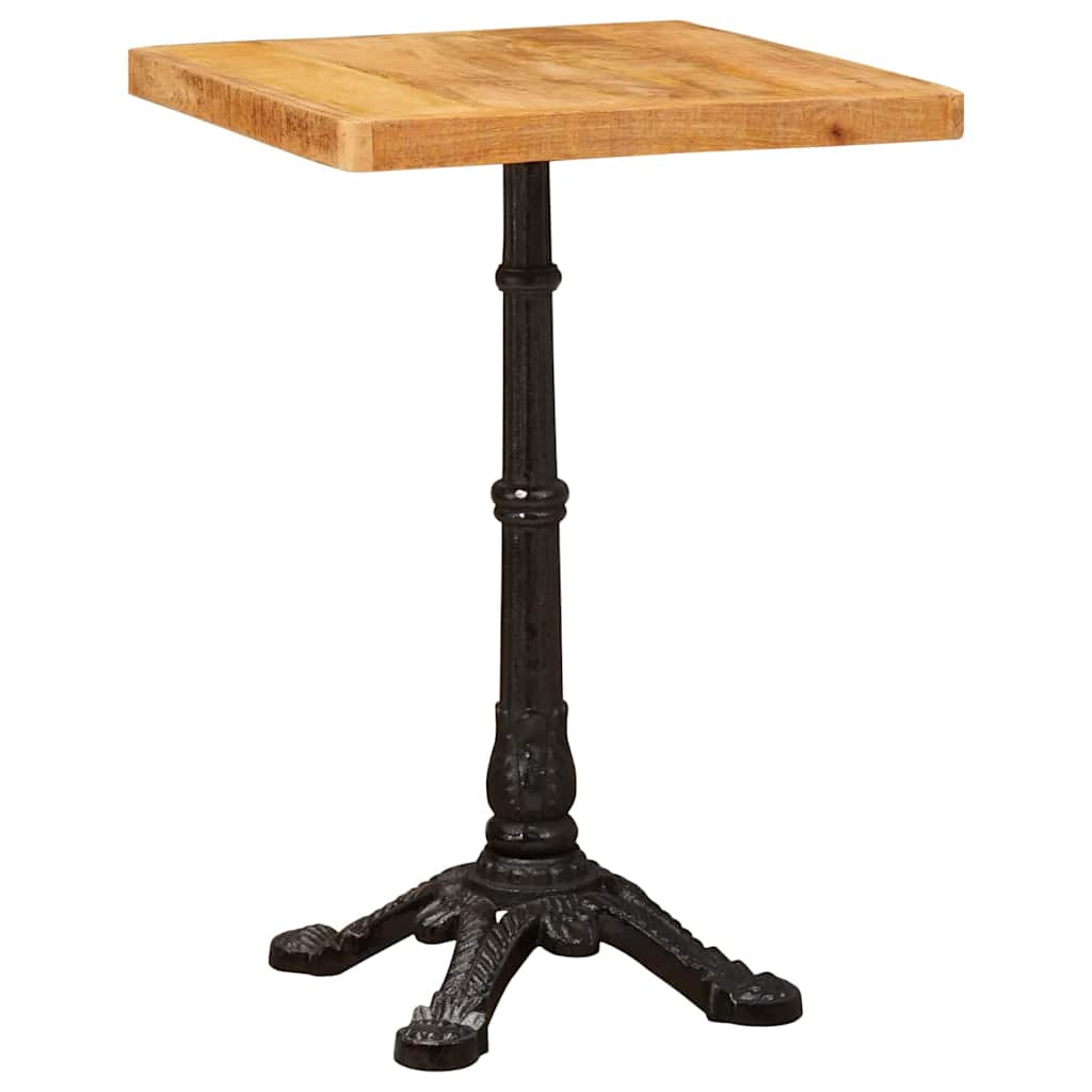 Table bistrot Marron 50 x 50 x 76 cm Bois de mangue massif - XIOS