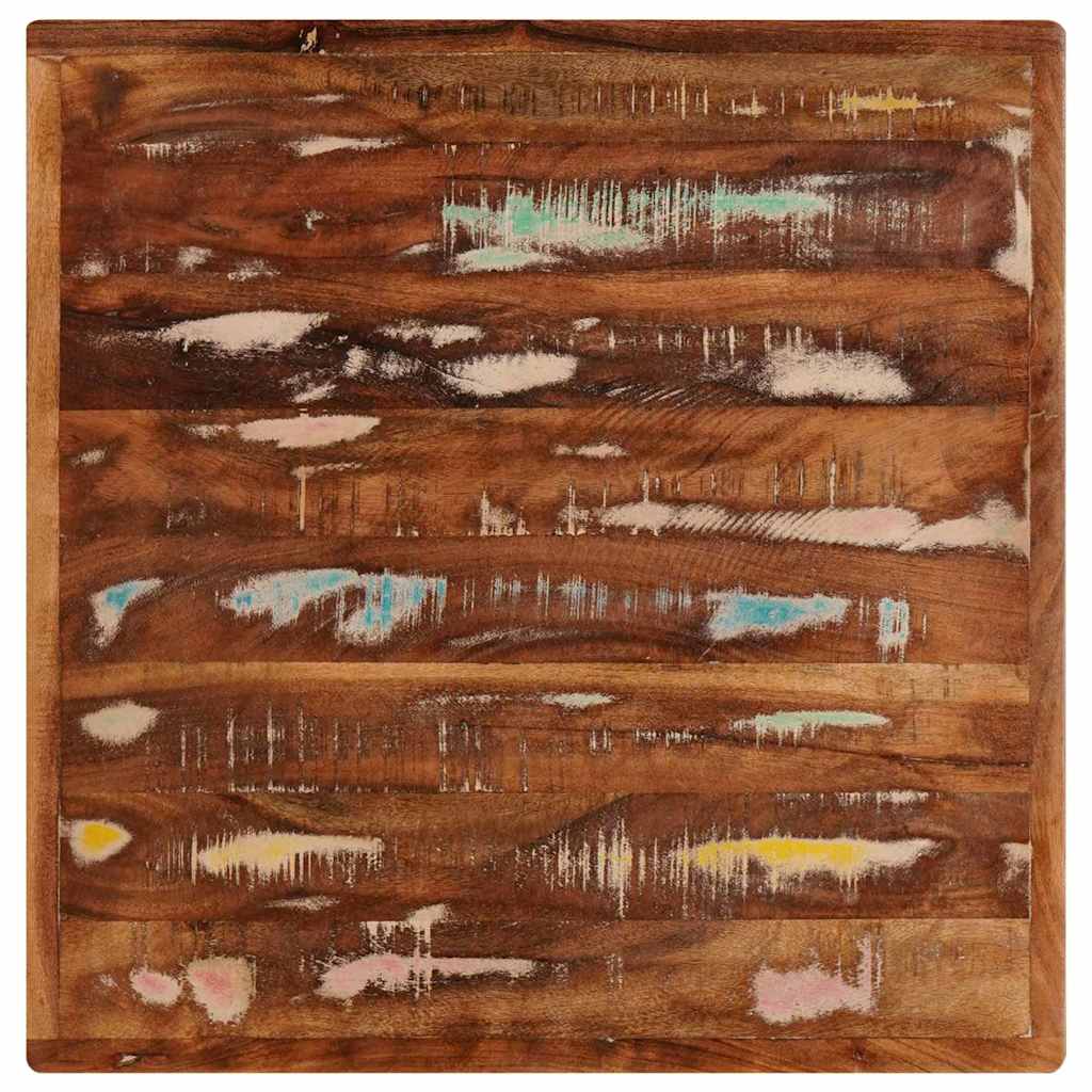 Table bistrot Marron 50 x 50 x 76 cm Bois Recyclé Solide - XIOS