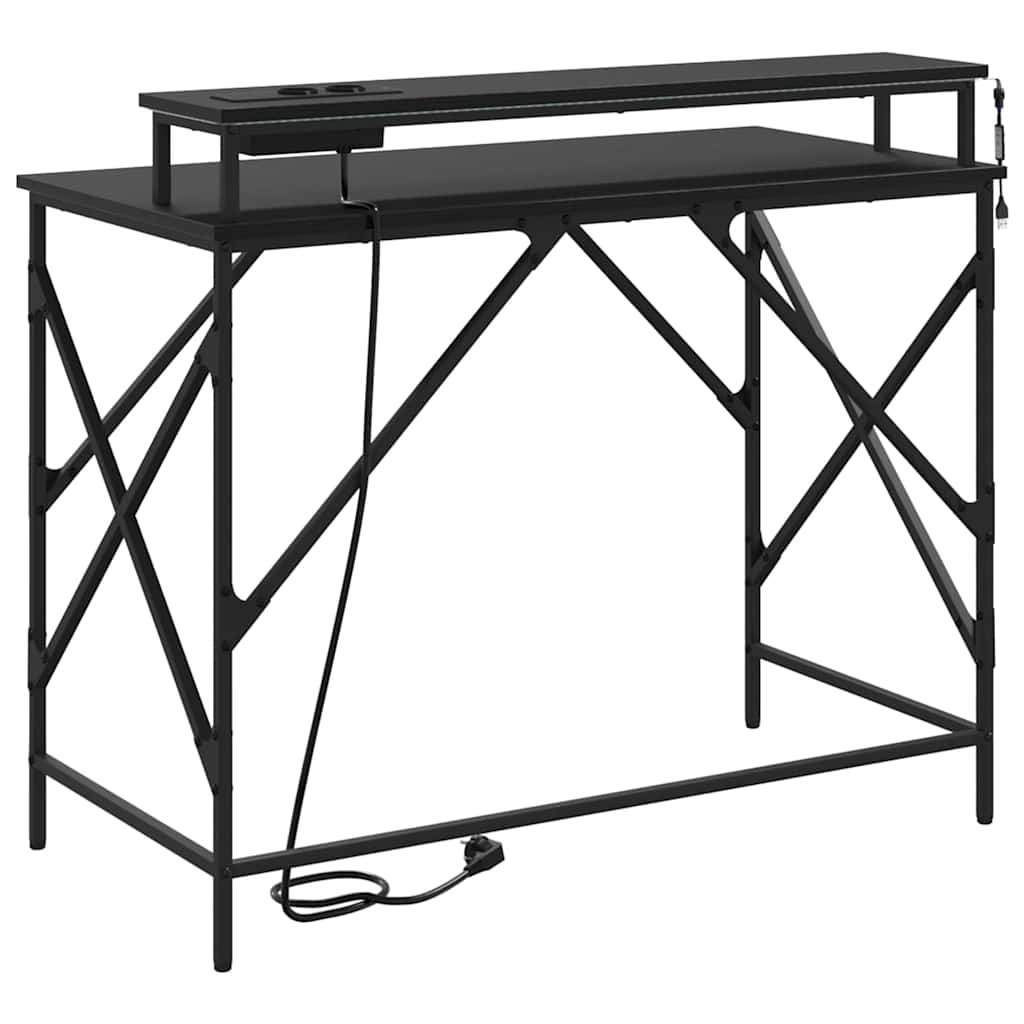 Bureau Chêne noir 100 x 50 x 86.5 cm Bois d'ingénierie - XIOS