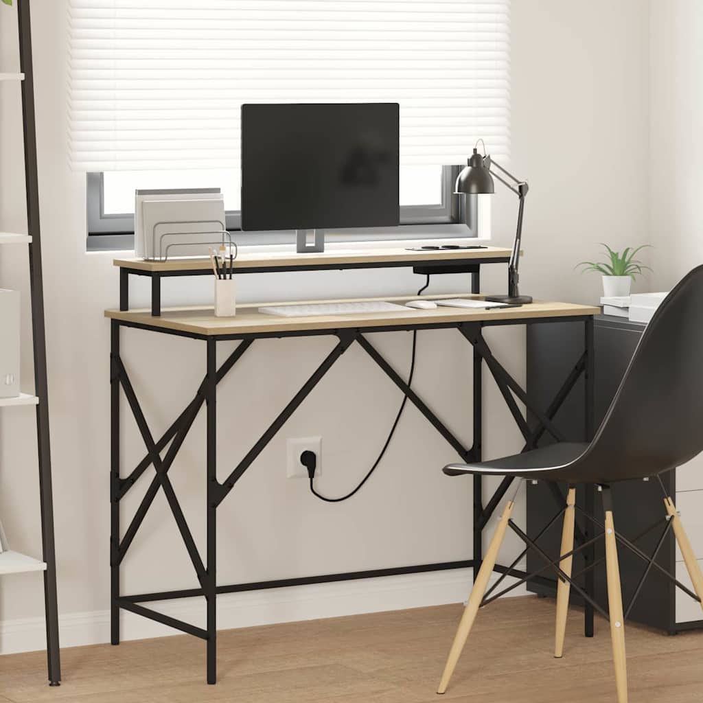 Bureau Chêne sonoma 100 x 50 x 86.5 cm Bois d'ingénierie - XIOS