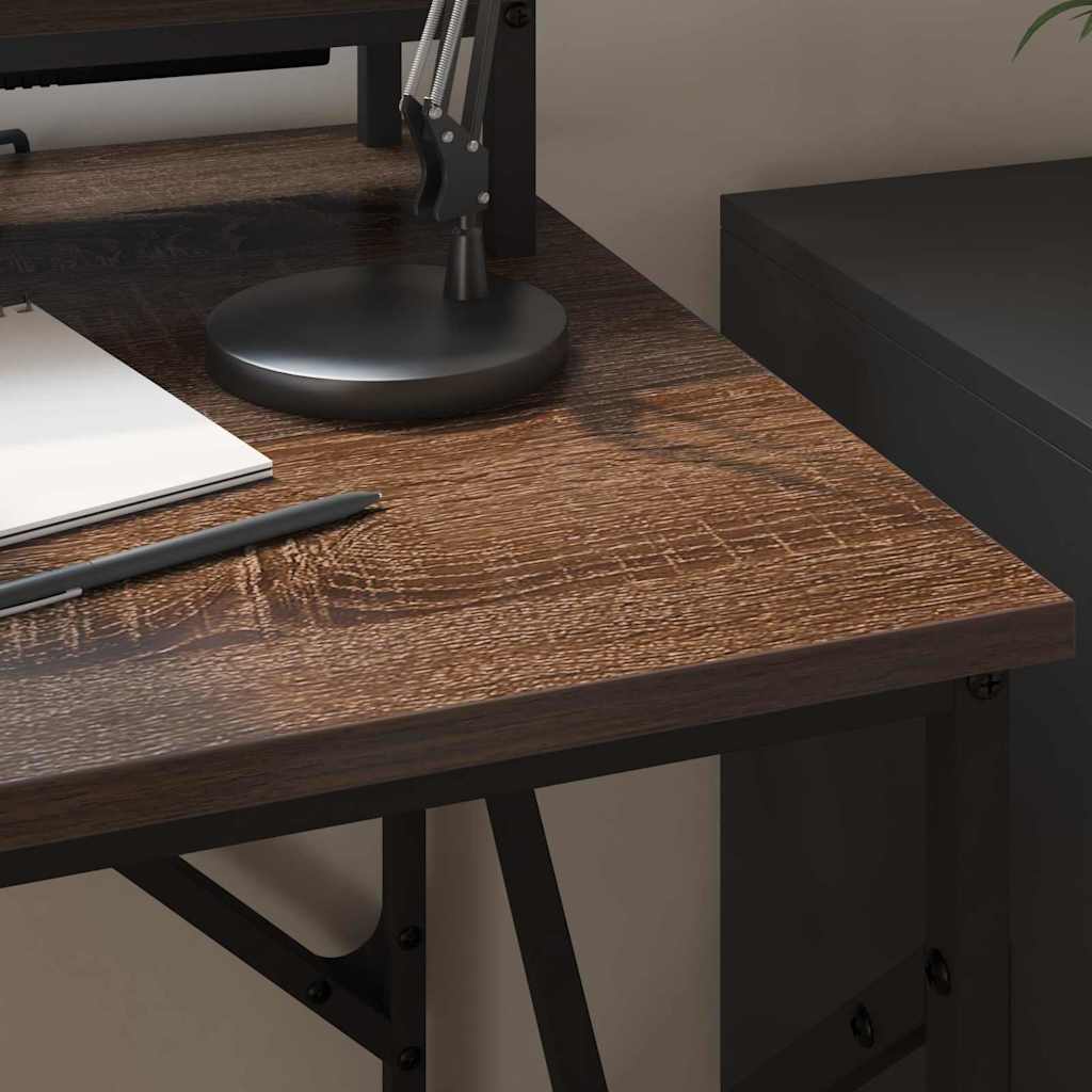 Bureau Chêne marron 100 x 50 x 86.5 cm Bois d'ingénierie - XIOS