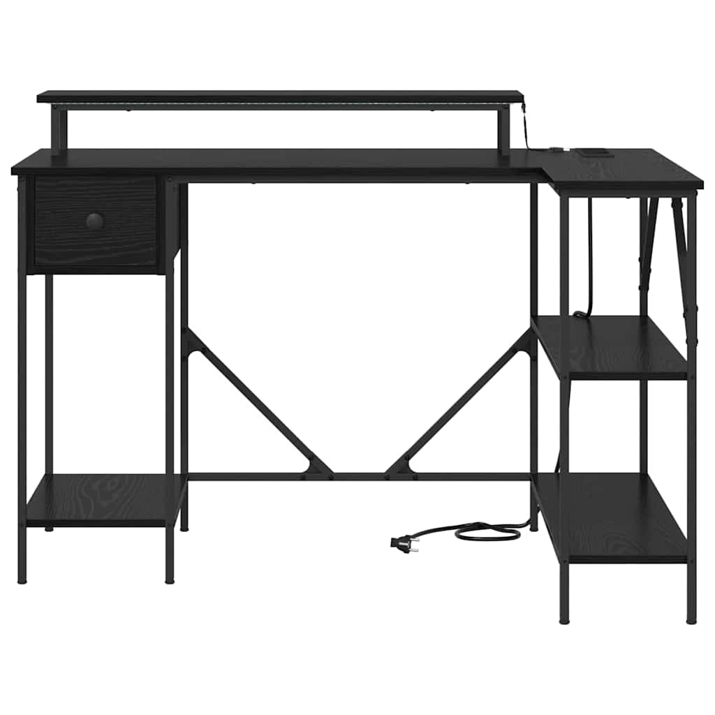 Bureau Chêne noir 120 x 79 x 86.5 cm Bois d'ingénierie - XIOS