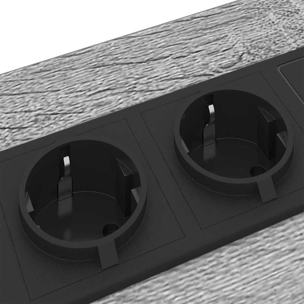 Table de chevet Sonoma gris 30 x 48 x 61 cm Bois d'ingénierie