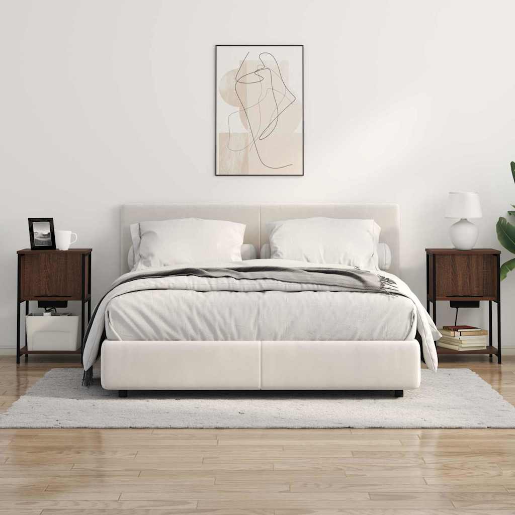 Cabinet de chevet Chêne marron 38 x 31 x 61 cm