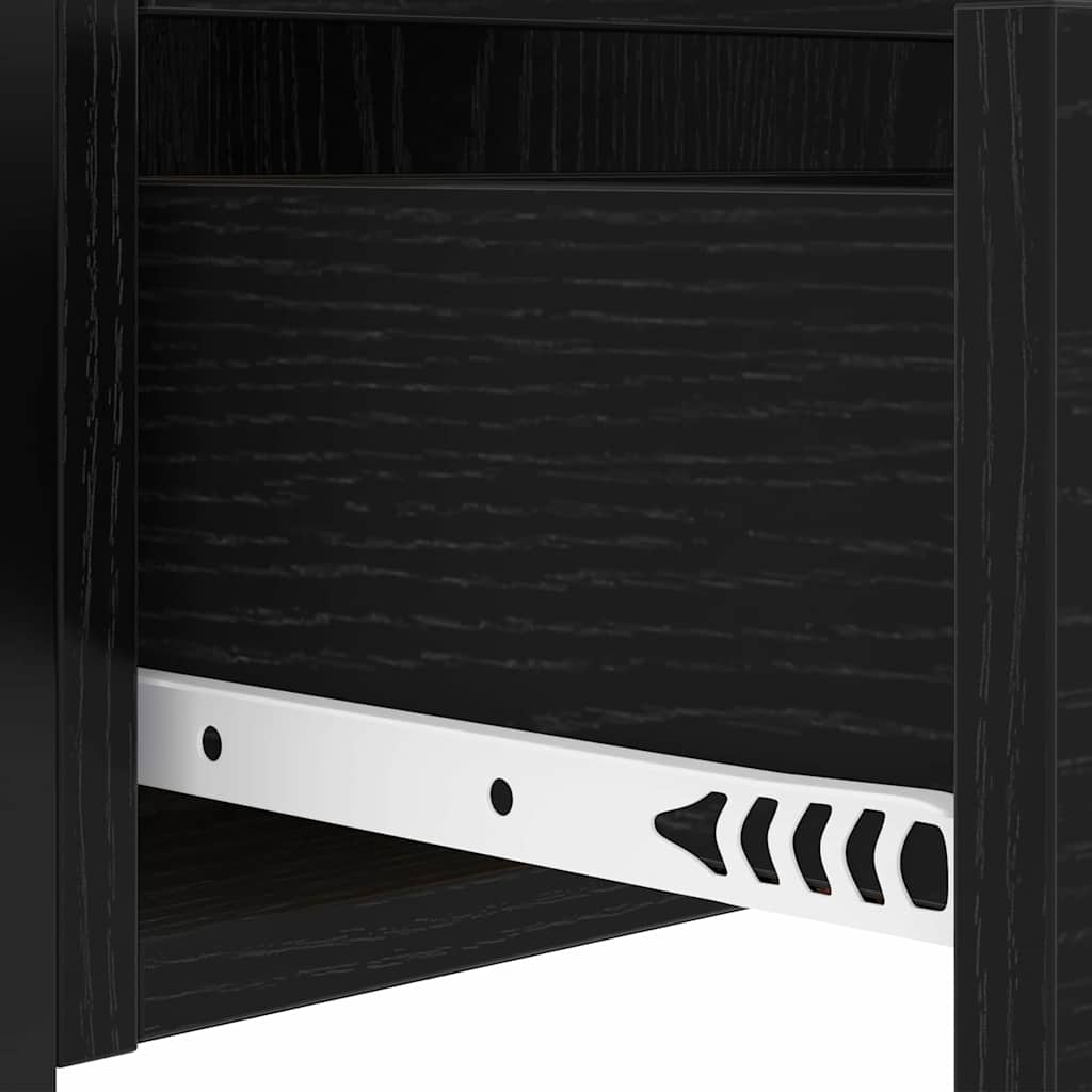 Cabinet de chevet Chêne noir 40 x 31 x 60 cm Bois d'ingénierie