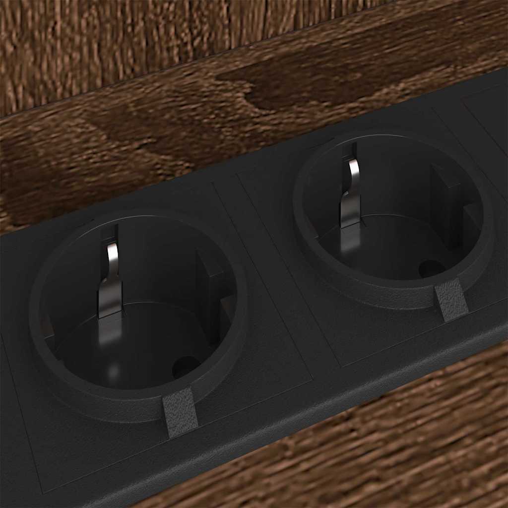 Table de chevet Chêne marron 40 x 40 x 61 cm Bois d'ingénierie