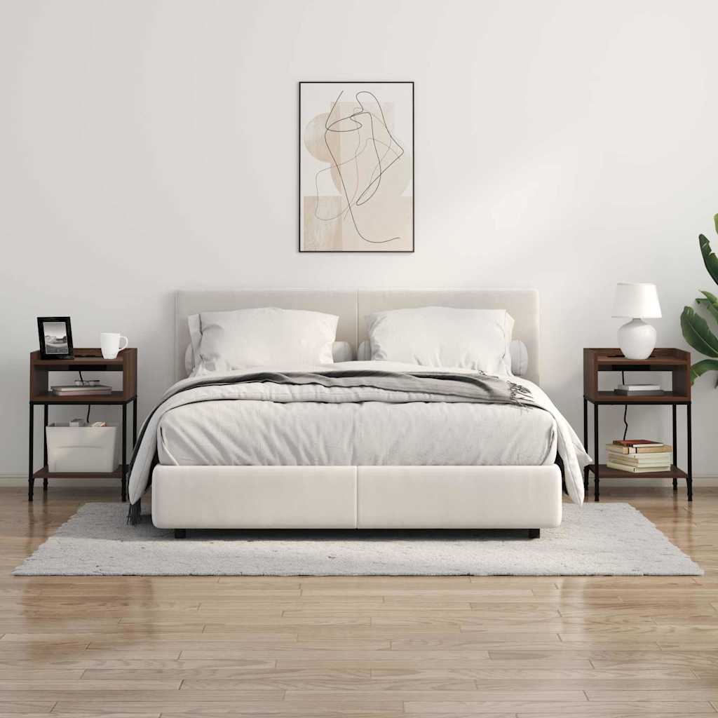 Table de chevet Chêne marron 40 x 40 x 61 cm Bois d'ingénierie