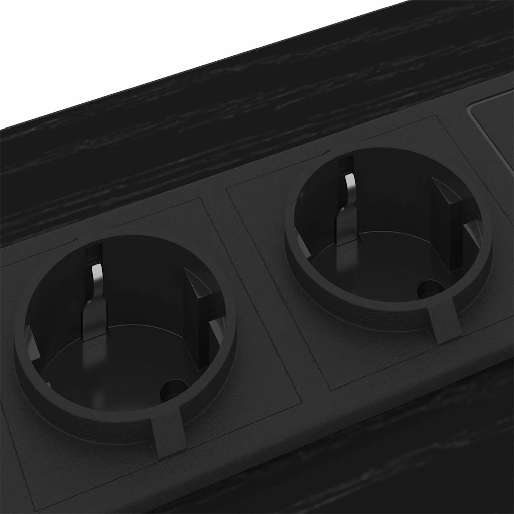 Cabinet de chevet avec tiroir 2 pcs Chêne noir 42 x 41 x 61 cm