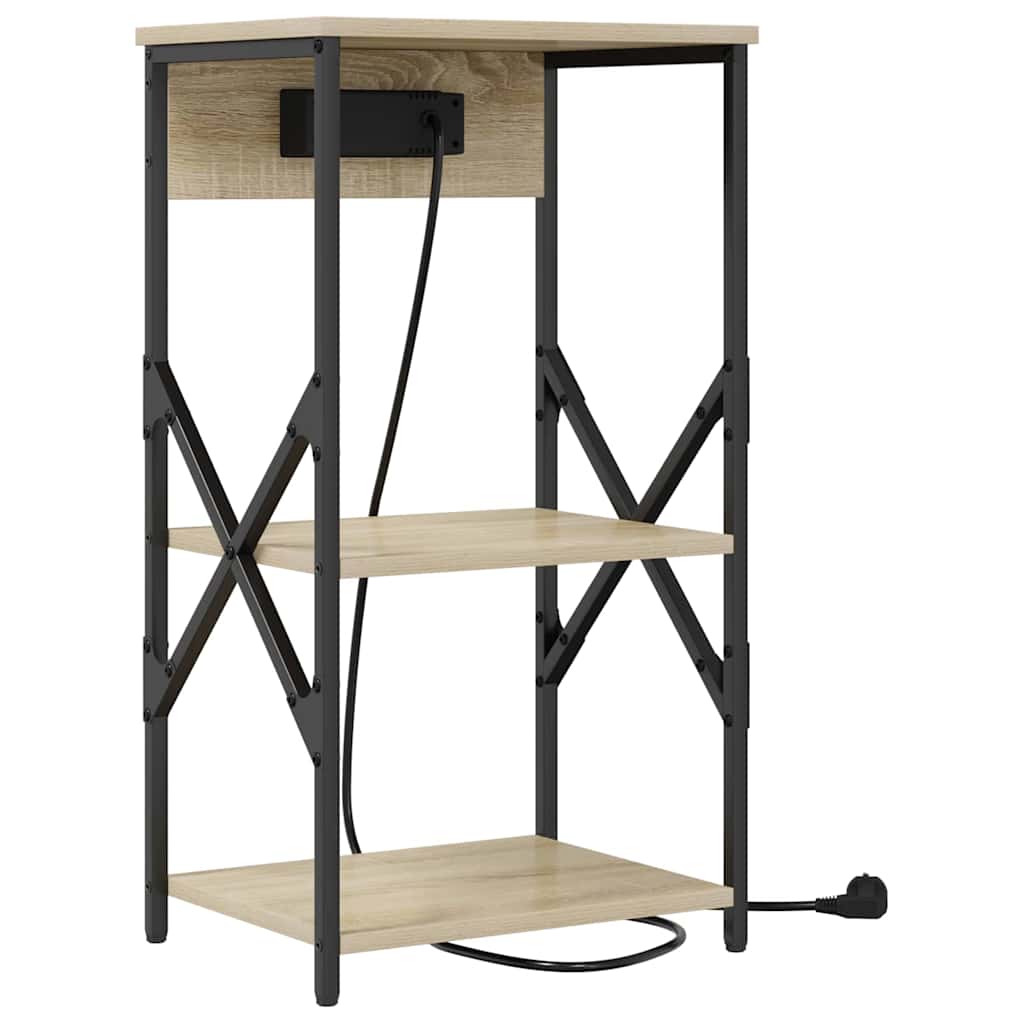 Cabinet de chevet 2 pcs Chêne sonoma 41 x 31 x 76 cm - XIOS