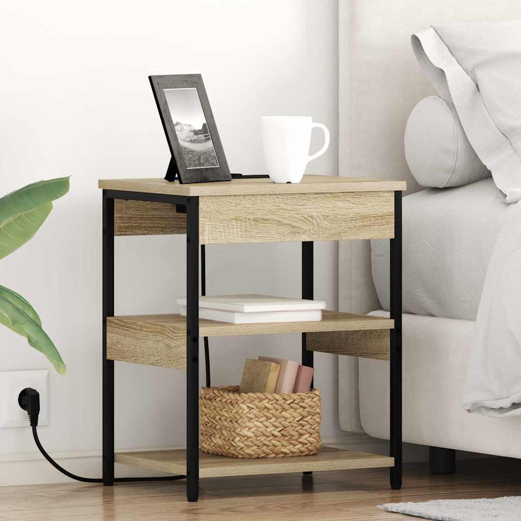 Cabinet de chevet Chêne sonoma Bois d'ingénierie - XIOS