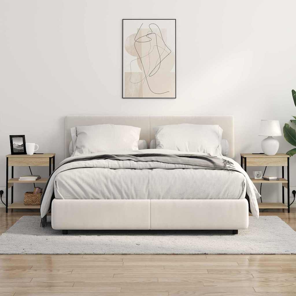 Cabinet de chevet 2 pcs Chêne sonoma Bois d'ingénierie - XIOS