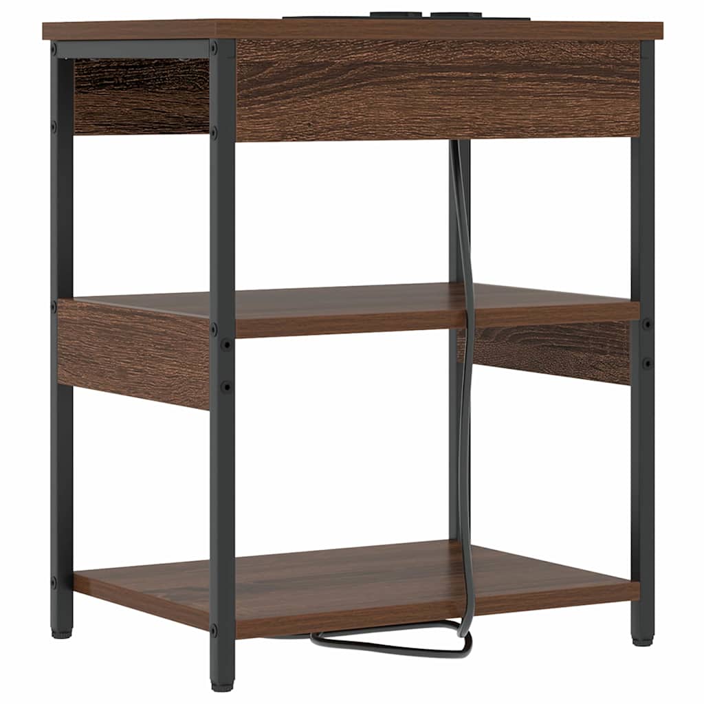 Cabinet de chevet Chêne marron Bois d'ingénierie - XIOS