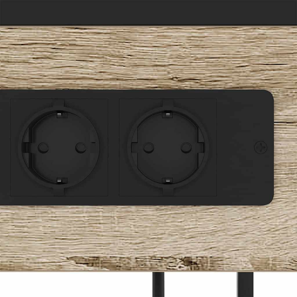 Cabinet de chevet avec tiroir Chêne sonoma 40 x 27 x 76 cm - XIOS