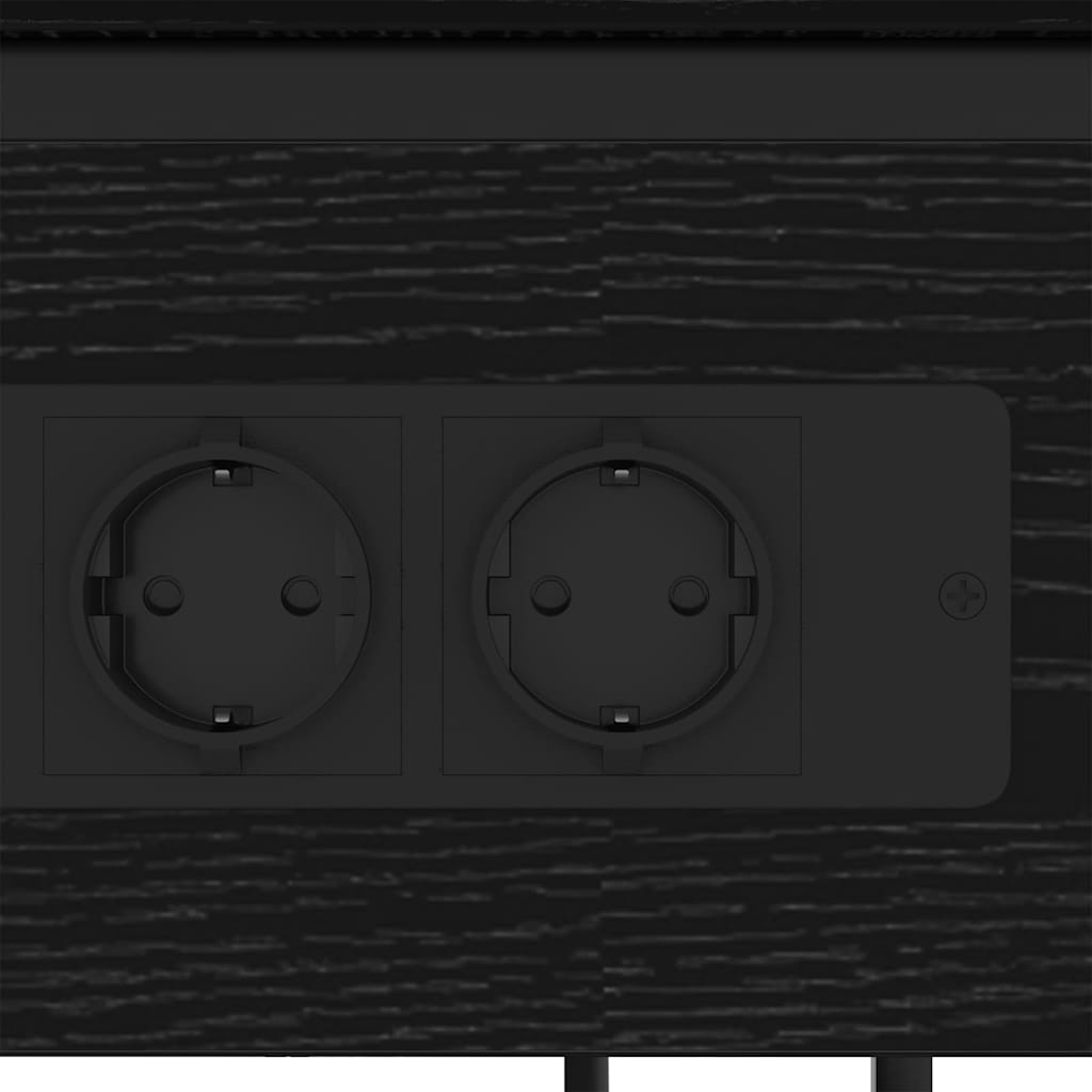 Cabinet de chevet Chêne noir 41 x 28 x 76 cm Bois d'ingénierie - XIOS