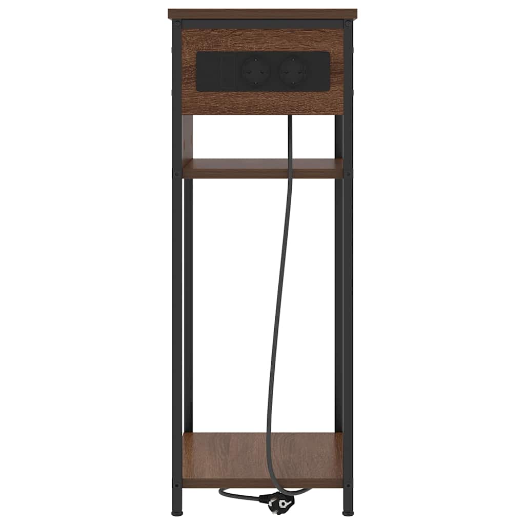 Cabinet de chevet Chêne marron 41 x 28 x 76 cm - XIOS