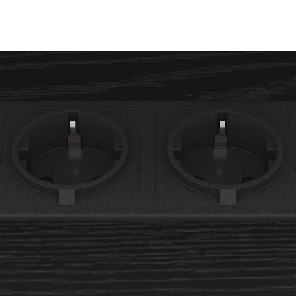 Table de chevet 2 pcs Chêne noir 38 x 30 x 48 cm - XIOS