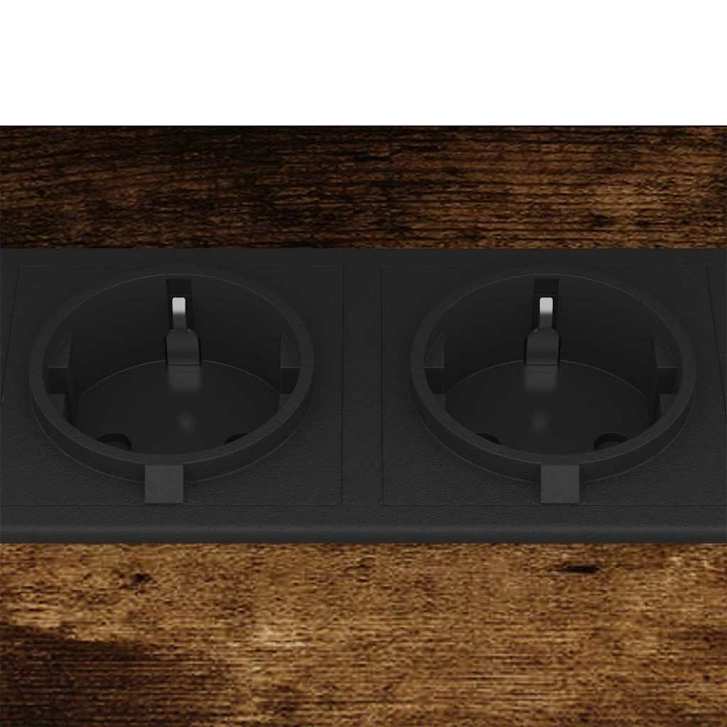 Table de chevet 2 pcs Chêne fumé 38 x 30 x 48 cm - XIOS