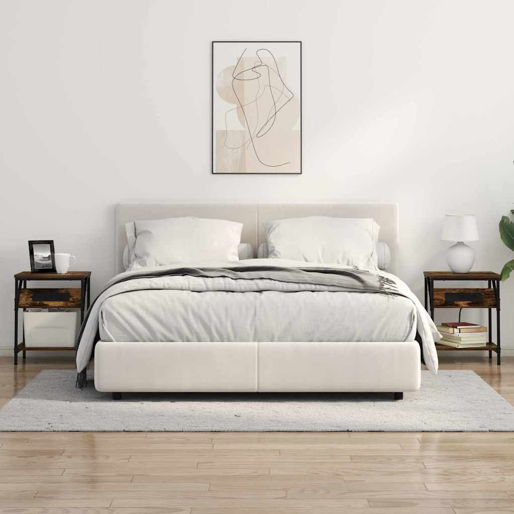 Table de chevet 2 pcs Chêne fumé 38 x 30 x 48 cm - XIOS