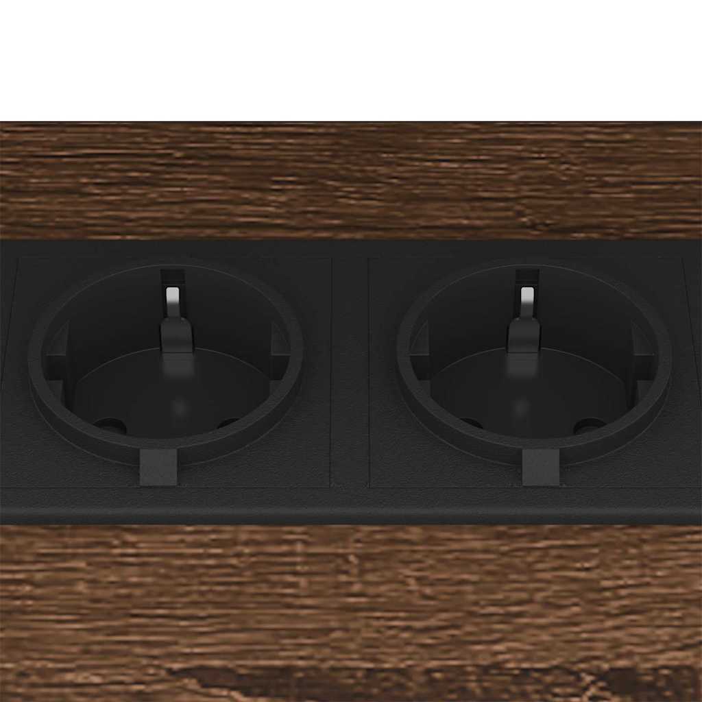 Table de chevet 2 pcs Chêne marron 38 x 30 x 48 cm - XIOS