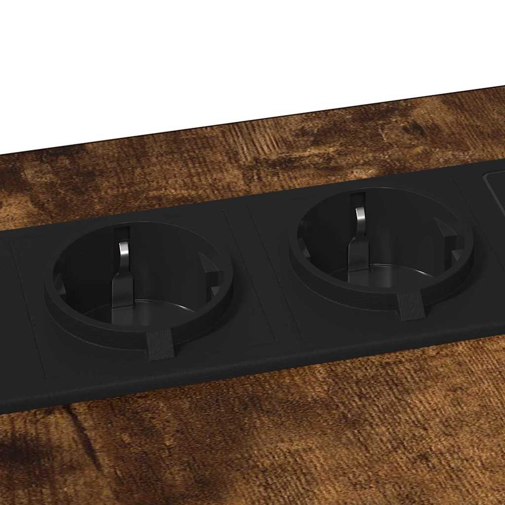 Table de chevet Chêne fumé 41.5 x 26 x 60.5 cm - XIOS