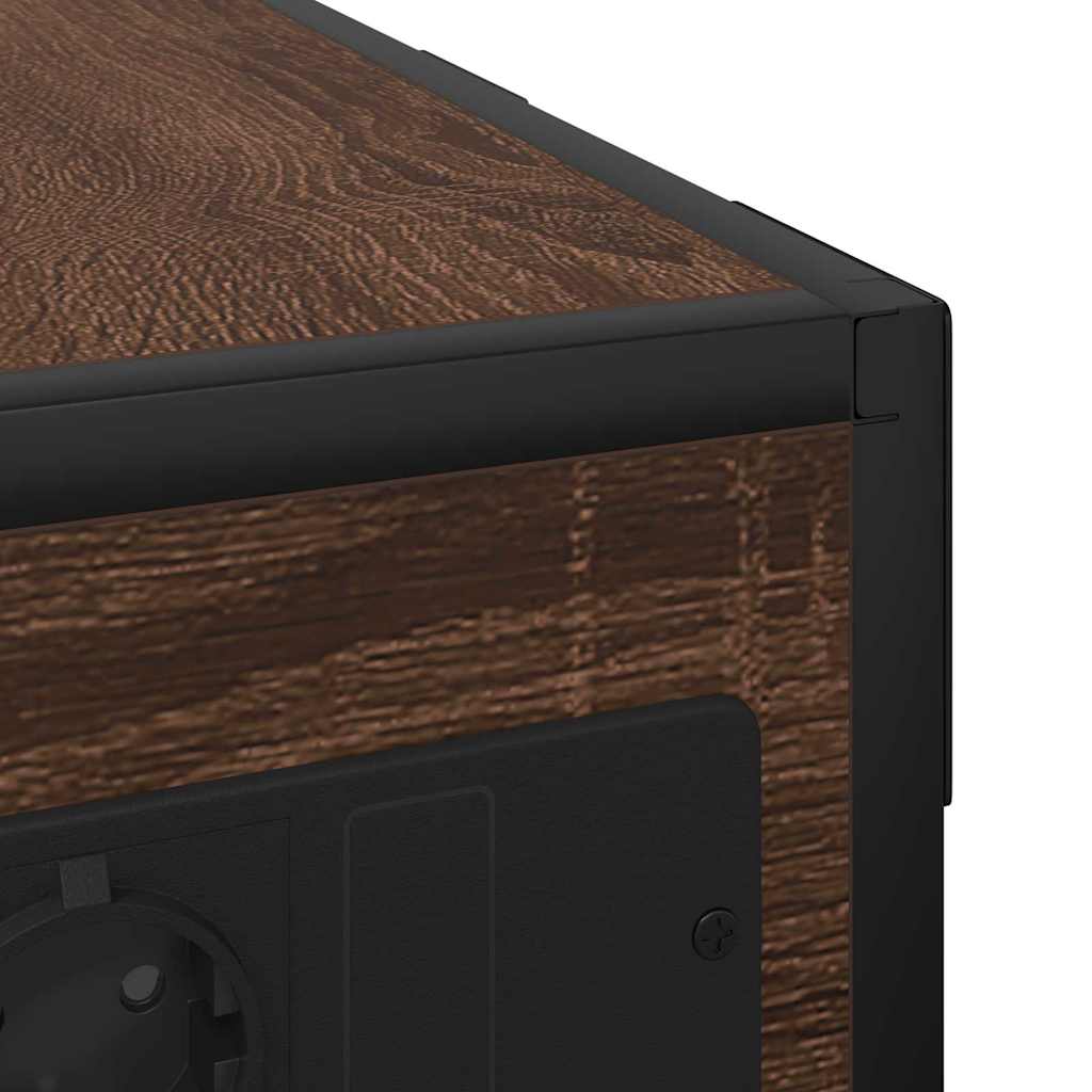 Table de chevet Chêne marron Bois d'ingénierie - XIOS