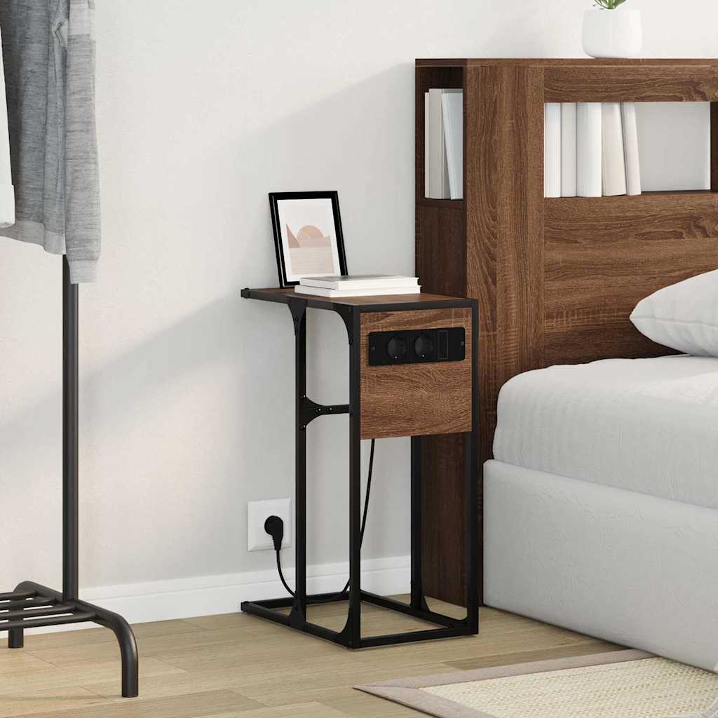 Table de chevet Chêne marron Bois d'ingénierie - XIOS