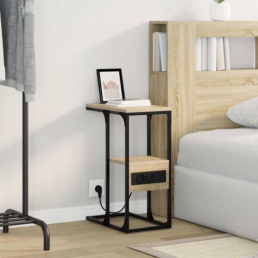 Cabinet de chevet avec tiroir Chêne sonoma 41.5 x 26 x 60.5 cm - XIOS