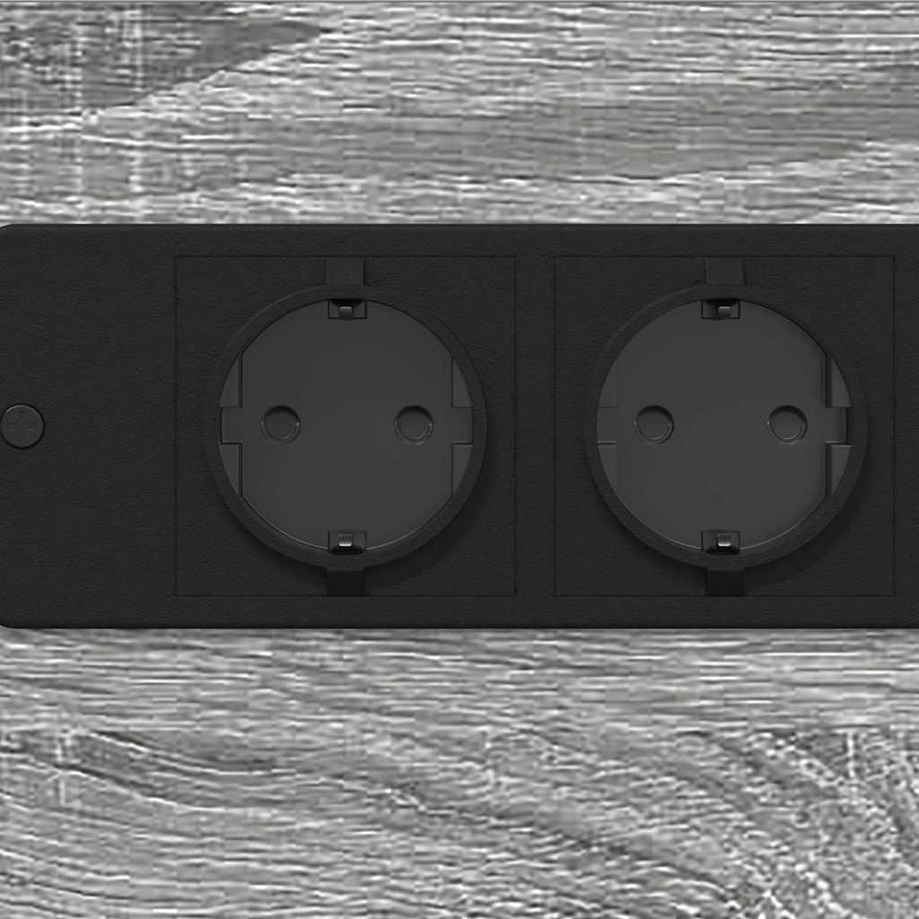 Cabinet de chevet avec tiroir Sonoma gris 41.5 x 26 x 60.5 cm - XIOS