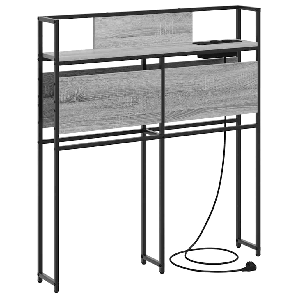 Tête de lit de rangement Sonoma gris 75 cm Bois d'ingénierie - XIOS