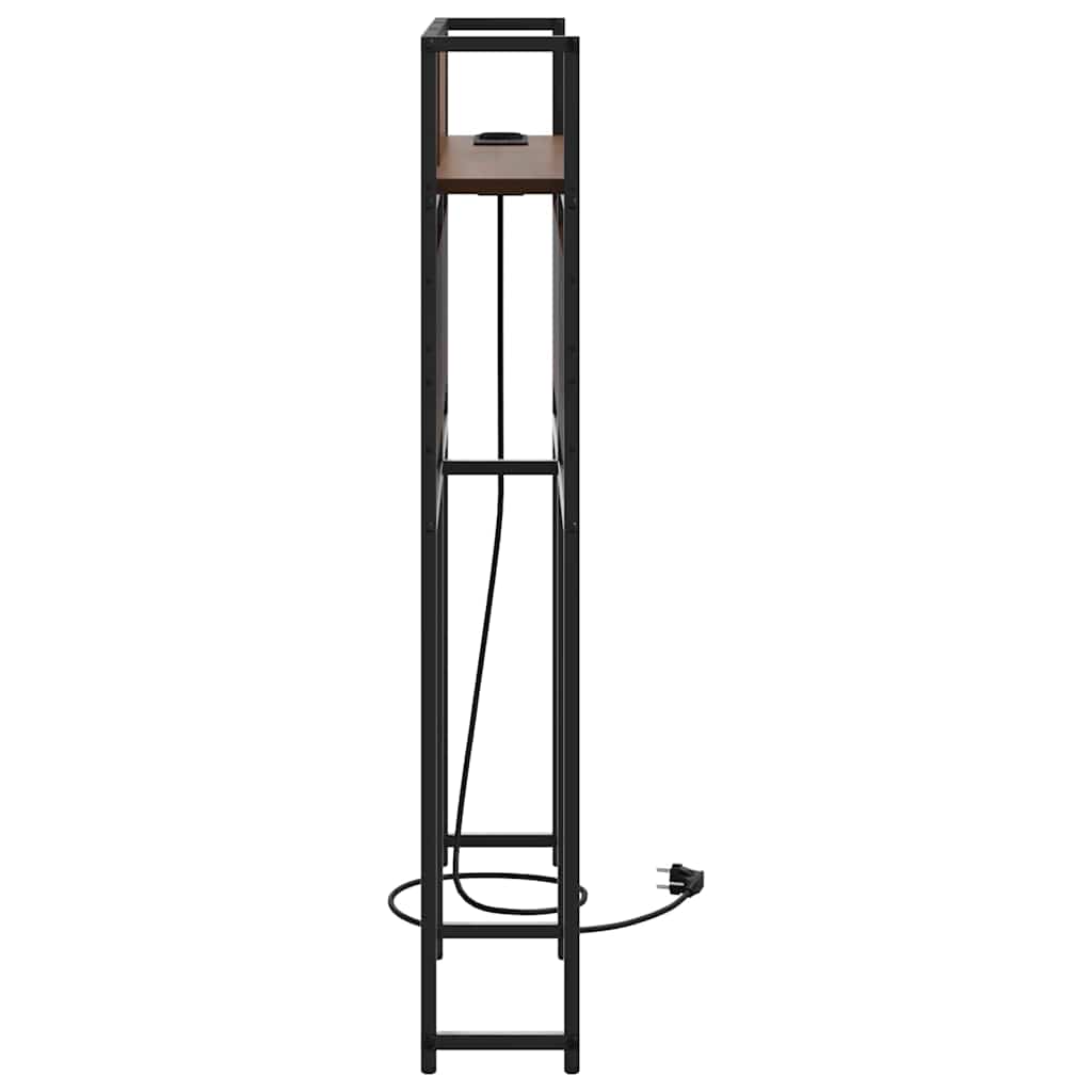 Tête de lit de rangement Chêne marron 80 cm Bois d'ingénierie - XIOS